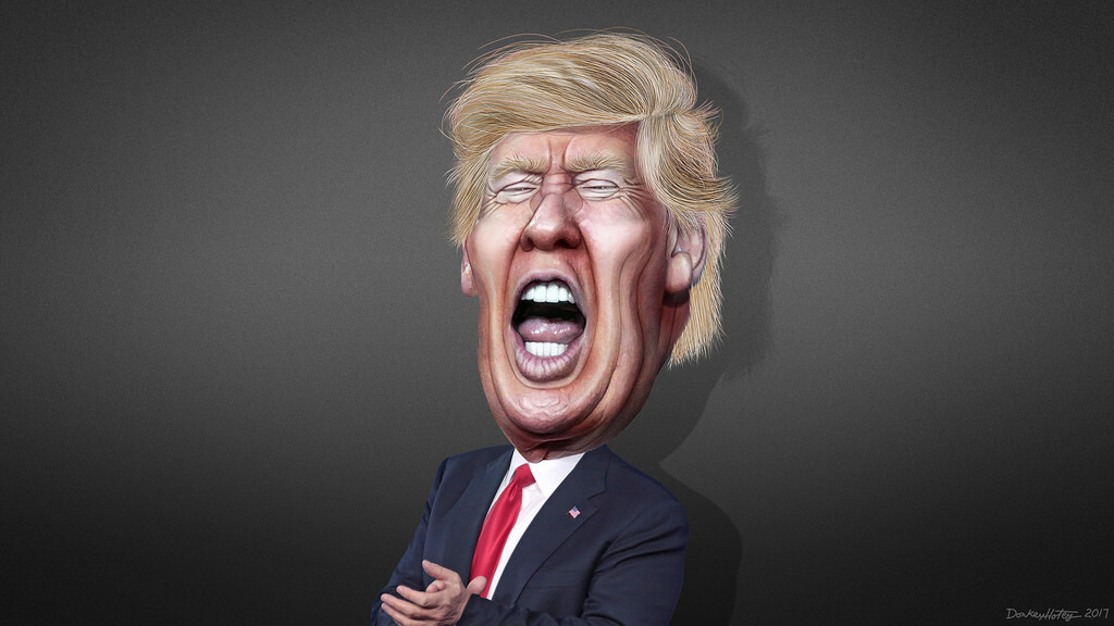 Donald-Trump-caricatura