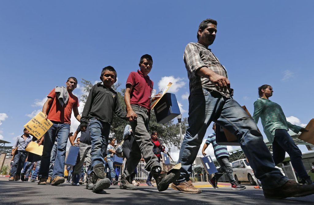 Inmigración a lo largo de la frontera de Texas, México