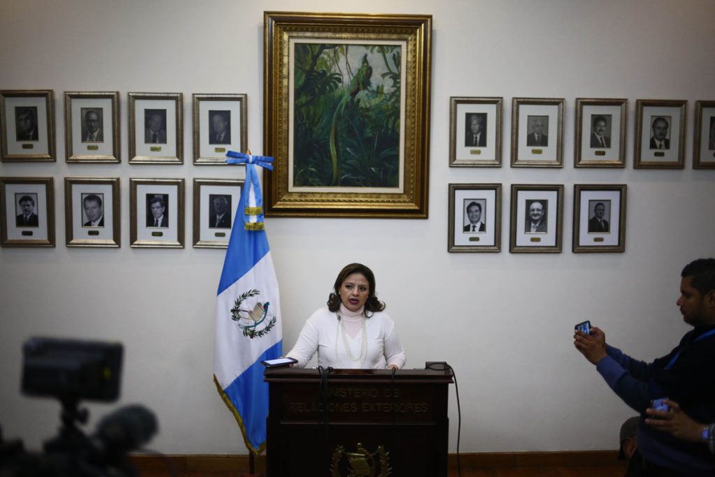 GUATEMALA VE IMPOSIBLE RETRACTARSE DEL TRASLADO DE SU EMBAJADA A JERUSALÉN