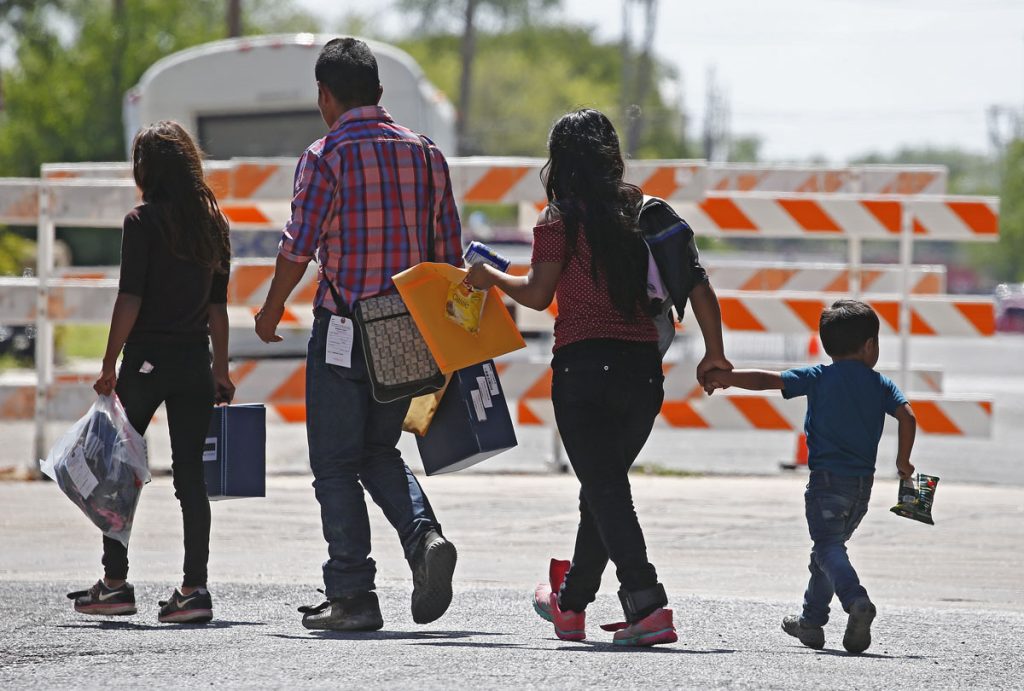 Inmigración a lo largo de la frontera de Texas, México