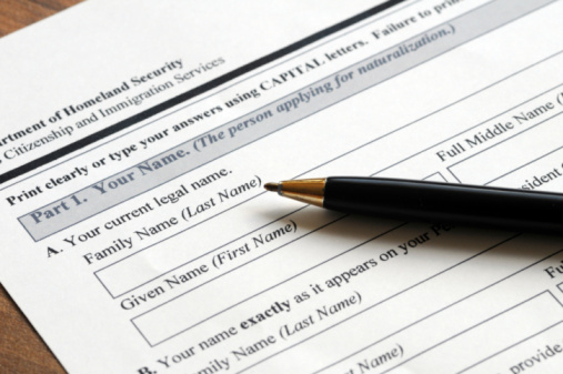 Application for citizenship